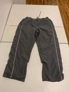 Pantalones deportivos Reebok vintage gris medio sueltos holgados calentamiento ropa de calle sudaderas Y2K - Imagen 1 de 16