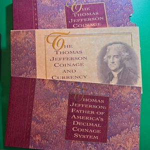 US Mint Thomas Jefferson Coinage and Currency Set / $2 Bill / 1993 TJ Silver Dol - Picture 1 of 7