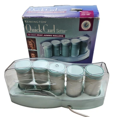 Vintage Remington Quick Curl Setter 5 Fast Heat Jumbo Hot Rollers Hp-05 WORKS - Image 1 of 3