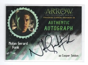 Tarjeta autógrafa Arrow temporada 3 NGF Nolan Gerard Funk como Cooper Seldon - Imagen 1 de 4