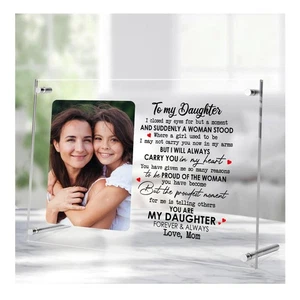 Personalized Daughter Gifts From Mom - Mother's Day Gifts For Daughter, Acryl... - Picture 1 of 7