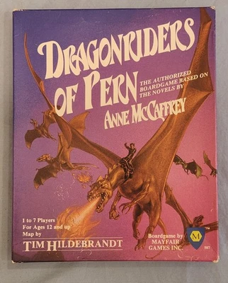 Juego de mesa Dragonriders of Pern de Mayfair games. Basado en libros de Anne McCaffrey. Foto 1 de 4