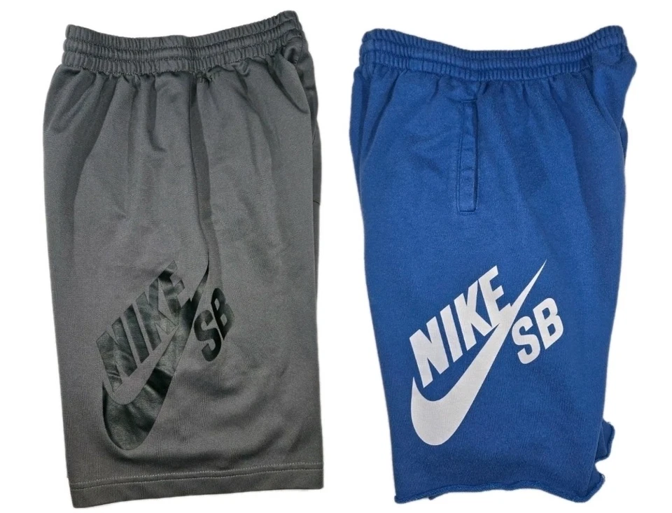 Lote de 2 Pantalones Cortos de Monopatín Nike SB para Niños Azul Gris Mediano 10/12 22x9.5 Foto 1 de 4