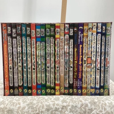 Дневник слабака ребенка коробка книг (1-23) бокс-сет ~ в заводской упаковке! Бесплатная доставка! - Изображение 1 из 4