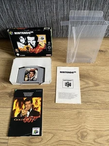 Nintendo 64 PAL Goldeneye 007 James Bond N64 Boxed PAL UK & Protector Case - Picture 1 of 14