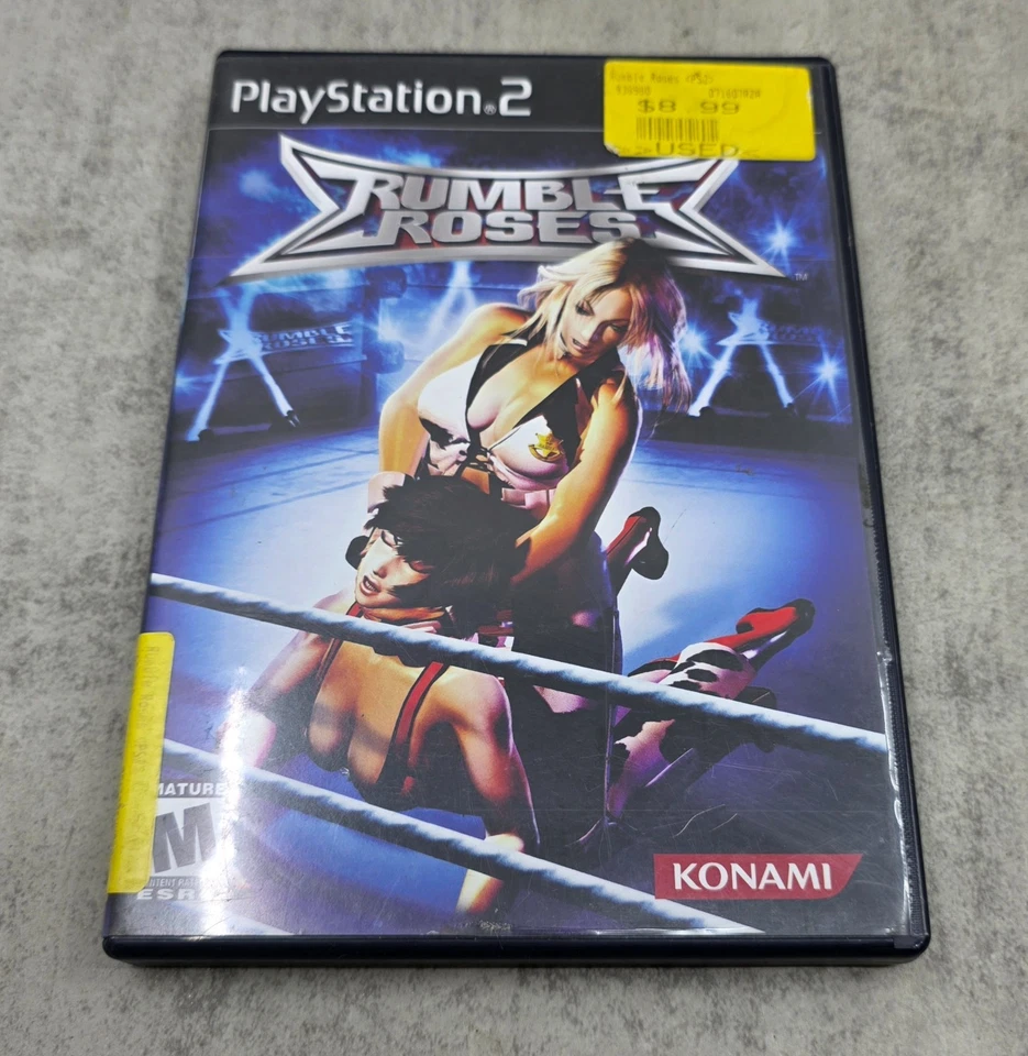 Rumble Roses (Sony PlayStation 2 PS2, 2004) Jogo de luta livre completo na caixa maduro M - Imagem 1 de 4