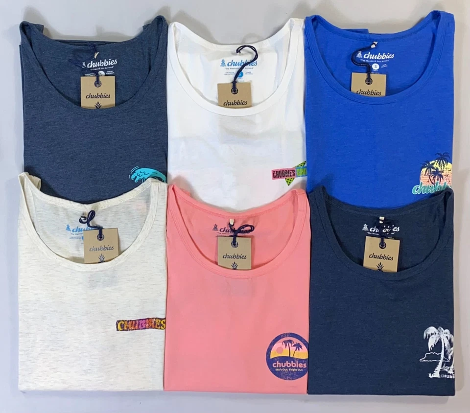 Camiseta sin mangas Chubbies para hombre NUEVA Foto 1 de 1