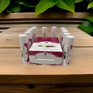 12 x Aloe Lips Forever Living Aloe Vera Lippenpflegestift Lippenbalsam Neu - Bild 1 von 1