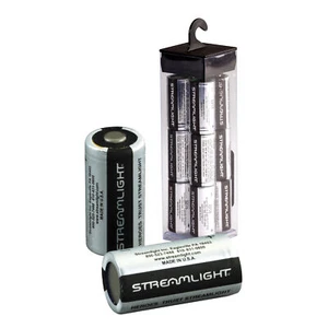 Streamlight 3V Lithium Replacement BatterIes CR123 12-Pack Silver/Black - Picture 1 of 1