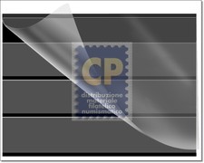CARTONCINO NERO A 3 LISTELLI CON PROTEZIONE 158 x 110 mm. - VENDITA 100 pezzi