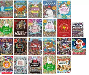 NEW choose WHERE’S book Woodstock Dog Spidey Panda Sloth Unicorn Dinosaur Olaf - Picture 1 of 68