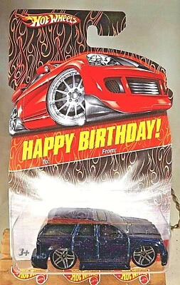 2007 Hot Wheels Happy Birthday Series CADILLAC ЭСКАЛАД Черный с Хромированной Спицей PR5 - Изображение 1 из 4