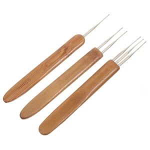 3 Pcs Dreadlocks Kit 3pcs Hair Knitting Needle Set Crochet for Locs - Picture 1 of 12