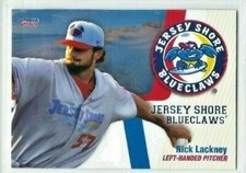 2021 Jersey Shore BlueClaws (High A-Philadelphia Phillies) Nick Lackney