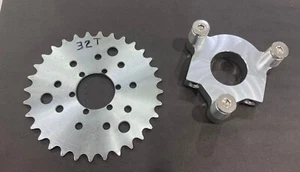 1.5" Hub 415 Chain CNC 32T Sprocket With Adapter 49cc-80cc  Motorized Bicycle - Picture 1 of 12