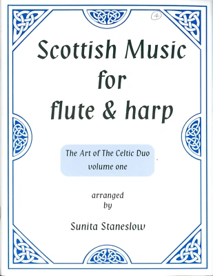 Scottish Music for Flute and Harp Songbook Sunita Staneslow Art Celtic Duo Vol 1 - Image 1 of 4