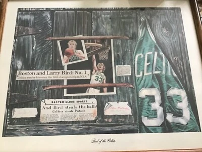 Autógrafo Larry Bird Litografía Impresión Limitada Foto 1 de 2