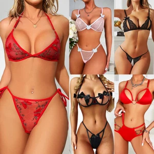Mujeres Bikini Traje de baño Tanga Playa Traje de baño Conjunto Prendas para dormir Prendas para dormir Conjunto de tanga - Imagen 1 de 145