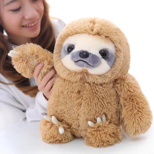"Winsterch Niños Animal de Peluche Oso Perezoso Juguetes Regalo Muñeca Bebé Marrón 15,7""" - Imagen 1 de 6