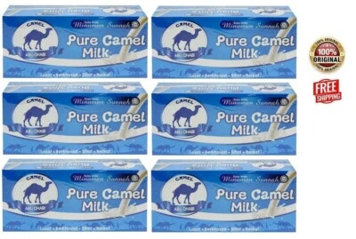 6 Boxes Camel Milk Pure Camel Abu Dhabi HALAL (120 sachets x 25g) Free Shipping