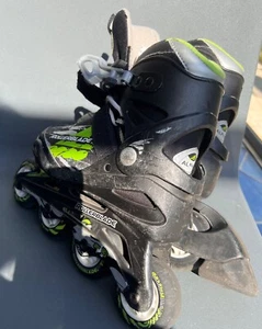 Kinder Rollerblade Inline Skates Rollerskates Roller Skate schwarz gelb EU 32/35 - Bild 1 von 7