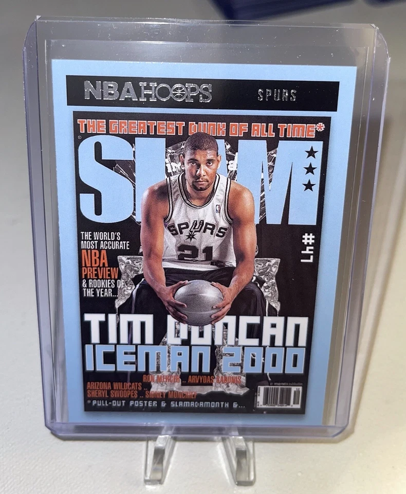2020-21 NBA Hoops Tim Duncan SLAM Insert #8 - Image 1 of 2
