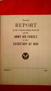 Second report army air force to the secretary of war Feb 27 1945 - Picture 1 of 1