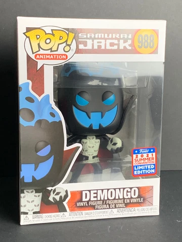 Funko Pop! Samurai Jack Demongo #988 PLUS Protector 2021 SCLE Cover