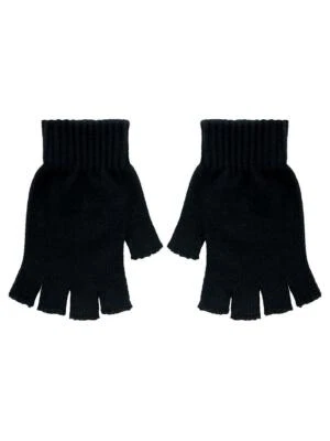 Black Essential Fingerless Gloves - Image 1 of 3