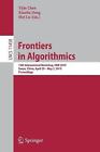 Frontiers in Algorithmics: 13th International Workshop, FAW 2019, Sanya, China, 