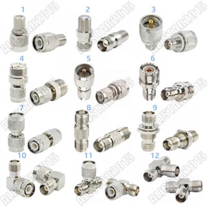 1x TNC to PL-259 SO-239 UHF TNC F Male Female Plug Jack Adapter Coax Connector - Picture 1 of 13