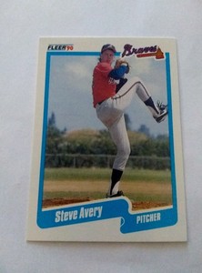 1990 Fleer Update Baseball Steve Avery #U-1 Factory Set Break NM-MT