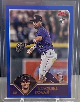 Ezequiel Tovar 2023 Topps Archives RC #217 Colorado Rockies - Image 1 of 2