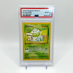 💎PSA 10 1st Edition Bulbizarre Bulbasaur 42/102 French Base Set GEM MINT💎 - Picture 1 of 2