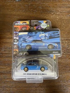 Greenlight 1/64 BF goodrich 2001 Nissan Skyline GTR blue - Picture 1 of 3