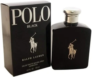 RALPH LAUREN POLO BLACK Eau de Toilette 125ml EDT Spray - Spedizione Internazionale - Foto 1 di 7