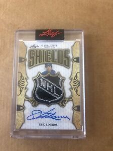 2020/21 LEAF SUPERLATIVE SHIELDS AUTOGRAPHED ERIC LINDROS #1/1 INCREDIBLE