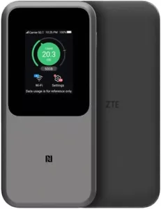 ZTE MU5120 5G 4G LTE Wifi Desbloqueado Portátil Banco de Alimentación Router CAT 24 Ranura Sim - Imagen 1 de 9