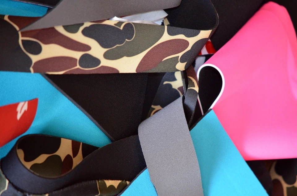 Crafter's Fabric Bundles - Neoprene Fabric Scraps, Remnants, Craft Packs - Image 1 of 4