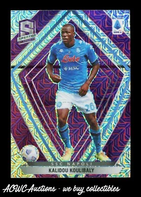 2020-21 Chronicles Spectra Purple Mojo #6 Kalidou Koulibaly (SSC Napoli) - Image 1 of 2