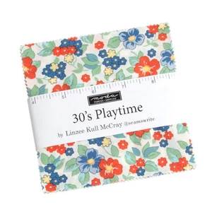 Moda 30s Playtime Linzee Kull McCray 42, 5 inch squares cotton quilt fabric - Picture 1 of 2