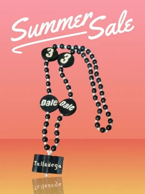 Collar de pan Dale Earnhardt. Cuentas de Mardi Gras bonitas coleccionables Foto 1 de 4