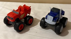 Blaze and the Monster Machines Diecast / Plastic 3" Truck - Crusher & Blaze - Picture 1 of 2