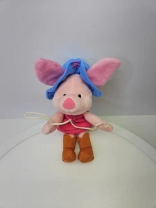 Disney Mattel Lasso Roping Piglet Plush Stuffed Doll Animal Toy 8" Star Bean Bag - Picture 1 of 9