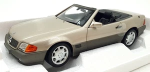 Norev 1/18 Scale Diecast 183719 - Mercedes-Benz 500SL 1989 - Smoke Silver - Picture 1 of 5