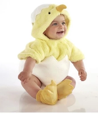 Костюм для Хэллоуина Pottery Barn Kids Baby Chick куриное яйцо 6 12 месяцев #99C - Изображение 1 из 4