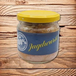 Salchicha de caza en vaso - según receta familiar - 160g - Imagen 1 de 2