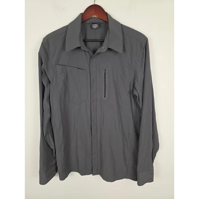 Outdoor Research Men's Ferrosi Shirt Jacket Long Sleeve Gray M Hiking Camping - Image 1 of 4