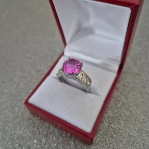 Patroke Kunzite Quartz solitaire ring - Picture 1 of 4