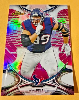 Finest Pink Refractor JJ 2015 vatios #115 #17/25 Wisconsin Badgers Foto 1 de 3